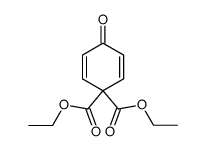 diethyl 4-oxocyclohexa-2,5-diene-1,1-dicarboxylate Structure
