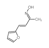 3-Buten-2-one,4-(2-furanyl)-, oxime Structure