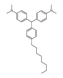 4-[[4-(dimethylamino)phenyl]-(4-octylphenyl)methyl]-N,N-dimethylaniline结构式