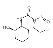 Urea, N-(2-chloroethyl)-N-(2-hydroxycyclohexyl)-N-nitroso-, cis- (9CI)结构式