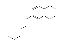 6-Hexyltetralin Structure