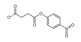 4-(4-nitrophenoxy)-4-oxobutanoate结构式