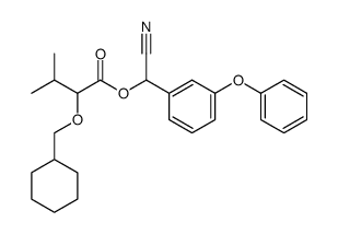 2-Cyclohexylmethoxy-3-methyl-butyric acid cyano-(3-phenoxy-phenyl)-methyl ester Structure