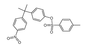 2-(4-p-Toluolsulfonyloxyphenyl)-2-(4-nitrophenyl)-propan Structure