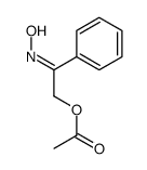 (2-hydroxyimino-2-phenylethyl) acetate结构式