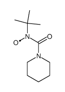 Piperidinocarbonyl-tert.-butyl-nitroxid结构式