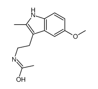 N-[2-(5-methoxy-2-methyl-1H-indol-3-yl)ethyl]acetamide Structure