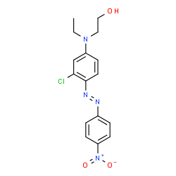 2-[[3-chloro-4-[(4-nitrophenyl)azo]phenyl]ethylamino]ethanol结构式