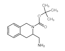 3-氨基甲基-2-BOC-3,4-二氢-1H-异喹啉结构式
