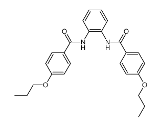 1,2-bis-(4-propoxy-benzoylamino)-benzene结构式