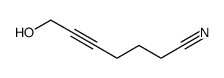 7-hydroxyhept-5-ynenitrile Structure