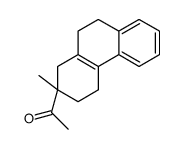 1-(2-methyl-3,4,9,10-tetrahydro-1H-phenanthren-2-yl)ethanone结构式