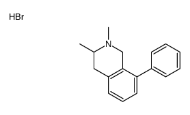 2,3-dimethyl-8-phenyl-3,4-dihydro-1H-isoquinoline,hydrobromide Structure