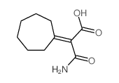 .DELTA.1,.alpha.-Cycloheptanemalonamic acid Structure