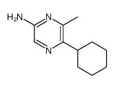 Pyrazinamine, 5-cyclohexyl-6-methyl- (9CI) Structure