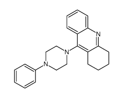 9-(4-phenylpiperazin-1-yl)-1,2,3,4-tetrahydroacridine Structure
