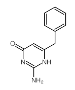 2-氨基-(6苯甲基)-4(3H)嘧啶酮结构式