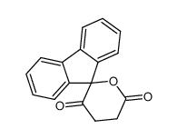 Fluorene-9-spiro-5'-(γ-oxo-δ-valerolactone) Structure