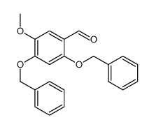 5-methoxy-2,4-bis(phenylmethoxy)benzaldehyde Structure