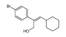 (E)-2-(4-bromophenyl)-3-cyclohexylprop-2-en-1-ol Structure