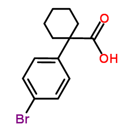 1-(4-Bromophenyl)cyclohexanecarboxylic acid Structure