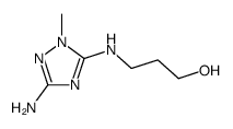 N5-(3-Hydroxypropyl)-1-methyl-1H-1,2,4-triazol-3,5-diamin Structure
