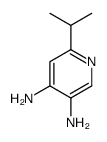 3,4-Pyridinediamine,6-(1-methylethyl)-(9CI) structure