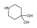 piperidine-4,4-diol Structure