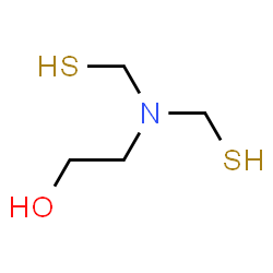 Ethanol, 2-[bis(mercaptomethyl)amino]- (9CI)结构式