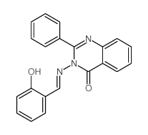 3-[[(Z)-(6-oxo-1-cyclohexa-2,4-dienylidene)methyl]amino]-2-phenyl-quinazolin-4-one picture
