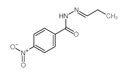 4-nitro-N-(propylideneamino)benzamide Structure