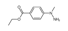 1-[p-(Ethoxycarbonyl)phenyl]-1-methylhydrazine Structure