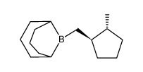 [trans-(2-methylcyclopentyl)methyl]-9-BBN Structure