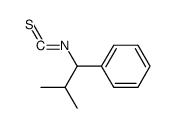 (1-isothiocyanato-2-methylpropyl)benzene Structure