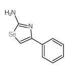 4-phenyl-1,3-selenazol-2-amine结构式