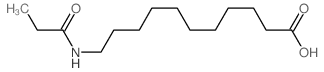11-(propanoylamino)undecanoic acid Structure