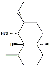 (8aβ)-Decahydro-4aα-methyl-8-methylene-2α-isopropylnaphthalen-1α-ol Structure