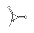 1-methylaziridine-2,3-dione结构式