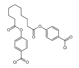 bis(4-carbonochloridoylphenyl) decanedioate结构式