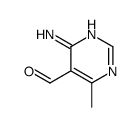 5-Pyrimidinecarboxaldehyde, 4-amino-6-methyl- (9CI)结构式