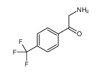 2-amino-1-[4-(trifluoromethyl)phenyl]ethanone结构式