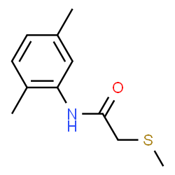 Acetamide, N-(2,5-dimethylphenyl)-2-(methylthio)- (9CI)结构式