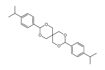 3,9-bis(4-propan-2-ylphenyl)-2,4,8,10-tetraoxaspiro[5.5]undecane Structure