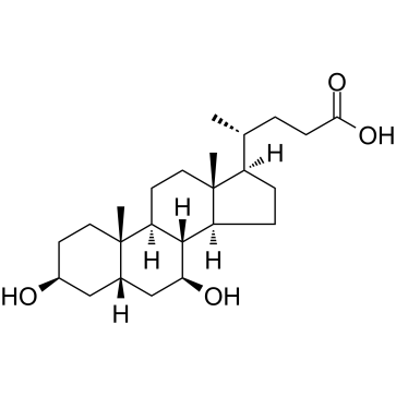 3β-Ursodeoxycholic acid Structure