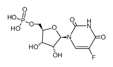 5-fluorouridine 5'-phosphate structure