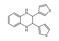 1,2,3,4-Tetrahydro-2,3-di(3-thienyl)chinoxalin结构式