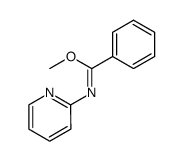 methyl (Z)-N-(pyridin-2-yl)benzimidate Structure