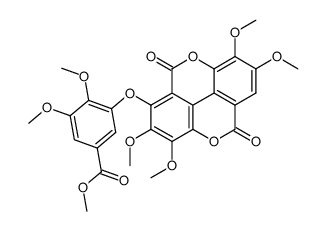 sanguisorbic acid dilactone heptamethyl ether Structure