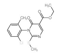 ethyl 1-(2-chloro-6-methyl-phenyl)-2-methylsulfanyl-6-oxo-pyrimidine-5-carboxylate picture