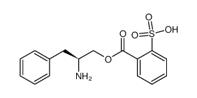 (S)-2-amino-3-phenylpropyl 2-sulfobenzoate Structure